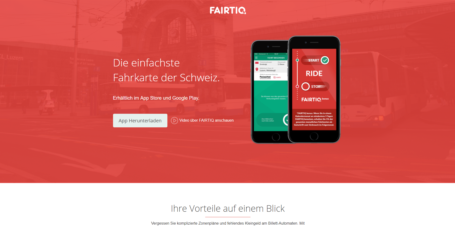PRtools erstellt für die Verkehrsbetriebe Luzern eine Landingpage und Google AdWords Kampagne