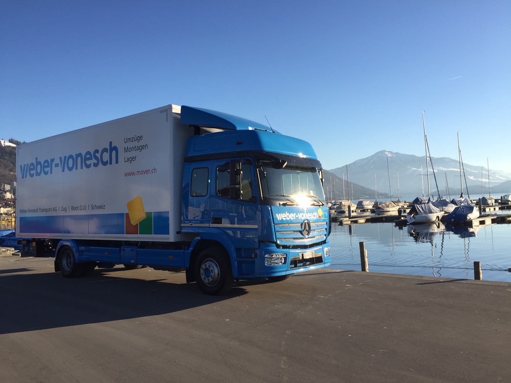 PRtools erstellt für das Transportunternehmen Weber-Vonesch einen neuen Webauftritt.